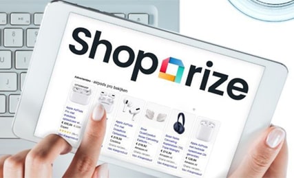 online vergelijken met shoparize
